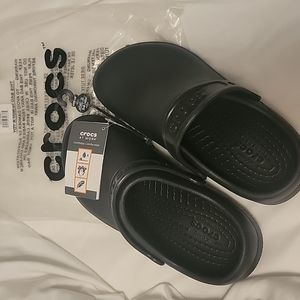 Black Crocs